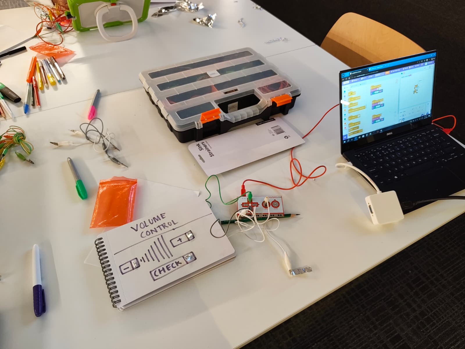 Hands-on interactive design wiring